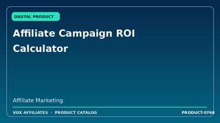 Affiliate Campaign ROI Calculator