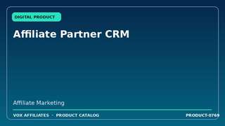 Affiliate Partner CRM