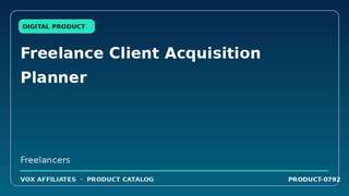 Freelance Client Acquisition Planner
