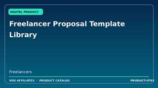 Freelancer Proposal Template Library