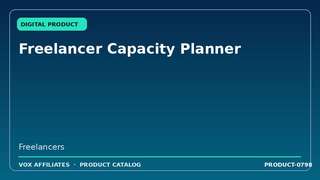 Freelancer Capacity Planner