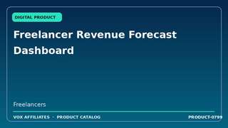 Freelancer Revenue Forecast Dashboard