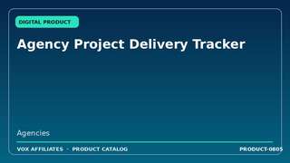 Agency Project Delivery Tracker