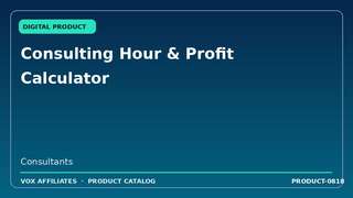 Consulting Hour & Profit Calculator