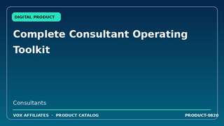 Complete Consultant Operating Toolkit