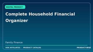 Complete Household Financial Organizer