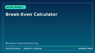 Break-Even Calculator