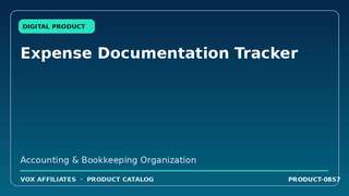 Expense Documentation Tracker
