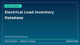 Electrical Load Inventory Database