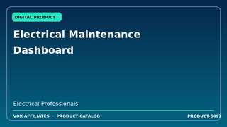 Electrical Maintenance Dashboard