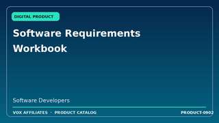 Software Requirements Workbook