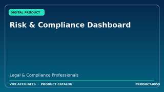 Risk & Compliance Dashboard