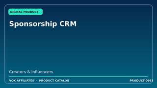 Sponsorship CRM