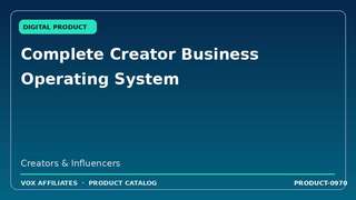 Complete Creator Business Operating System