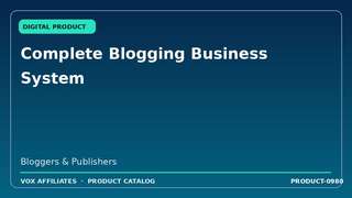 Complete Blogging Business System