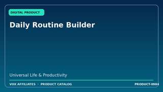 Daily Routine Builder