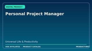 Personal Project Manager