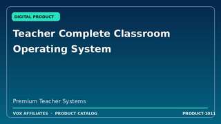 Teacher Complete Classroom Operating System