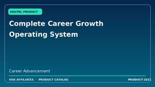 Complete Career Growth Operating System