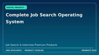 Complete Job Search Operating System