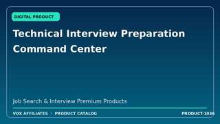Technical Interview Preparation Command Center