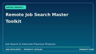 Remote Job Search Master Toolkit