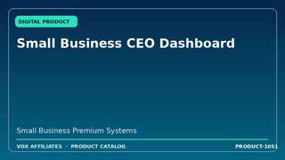 Small Business CEO Dashboard