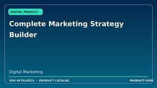 Complete Marketing Strategy Builder
