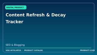 Content Refresh & Decay Tracker