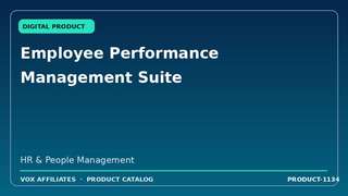 Employee Performance Management Suite
