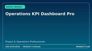 Operations KPI Dashboard Pro