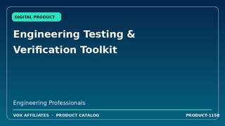 Engineering Testing & Verification Toolkit