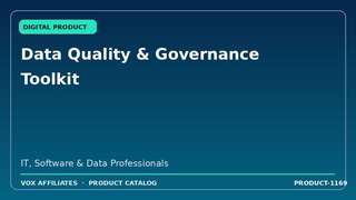 Data Quality & Governance Toolkit