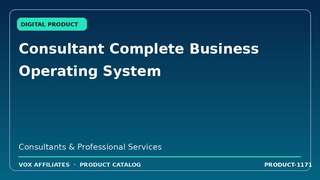 Consultant Complete Business Operating System