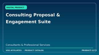 Consulting Proposal & Engagement Suite