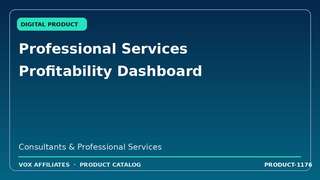 Professional Services Profitability Dashboard