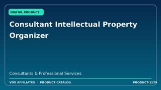 Consultant Intellectual Property Organizer