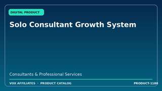 Solo Consultant Growth System