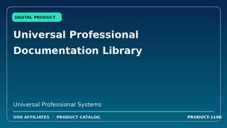 Universal Professional Documentation Library