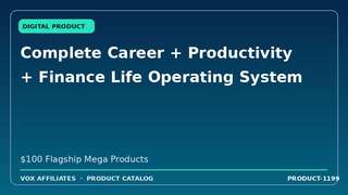 Complete Career + Productivity + Finance Life Operating System