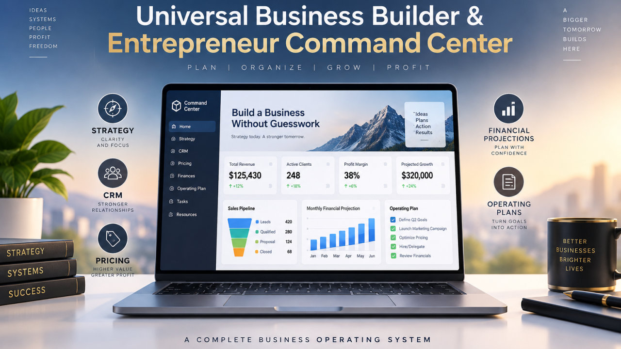 Universal Business Builder & Entrepreneur Command Center