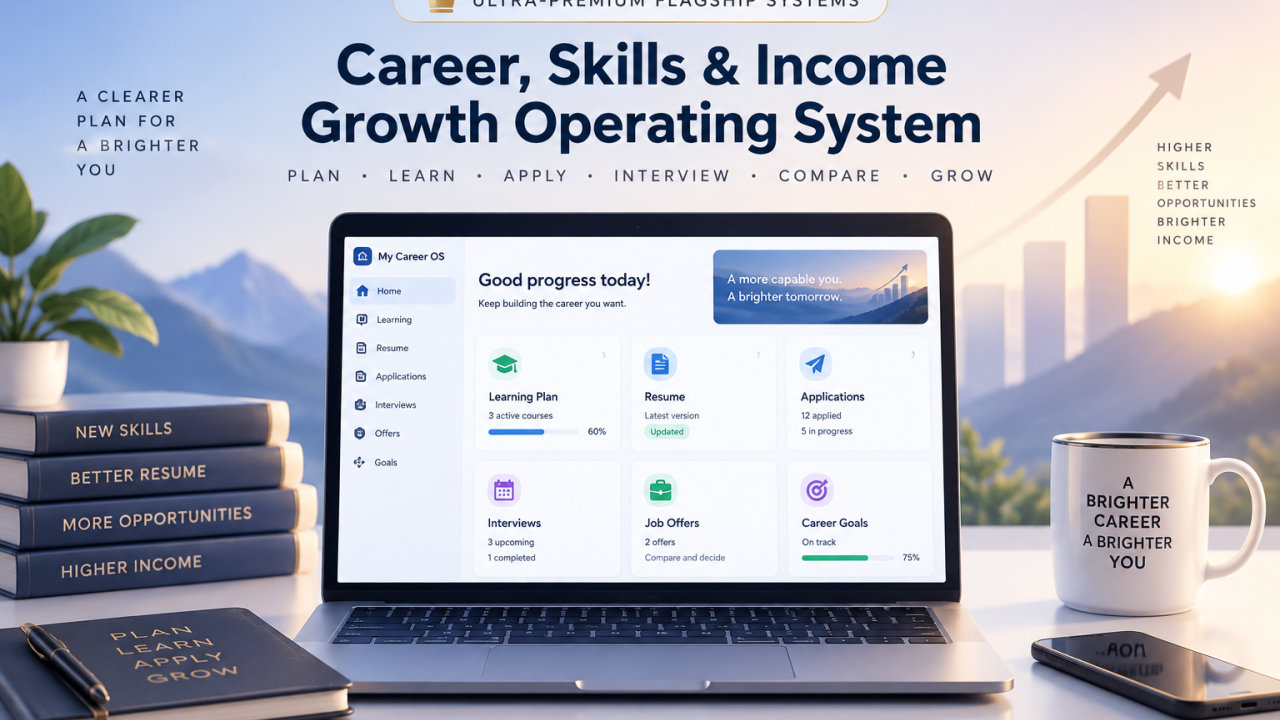 Career, Skills & Income Growth Operating System