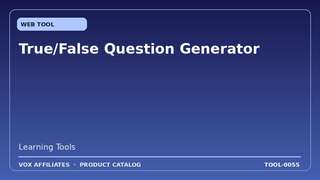 True/False Question Generator
