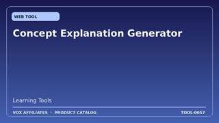 Concept Explanation Generator