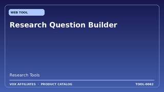 Research Question Builder
