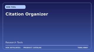 Citation Organizer