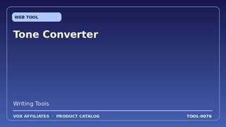 Tone Converter