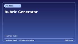 Rubric Generator