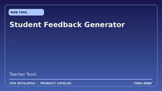 Student Feedback Generator
