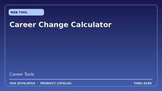 Career Change Calculator
